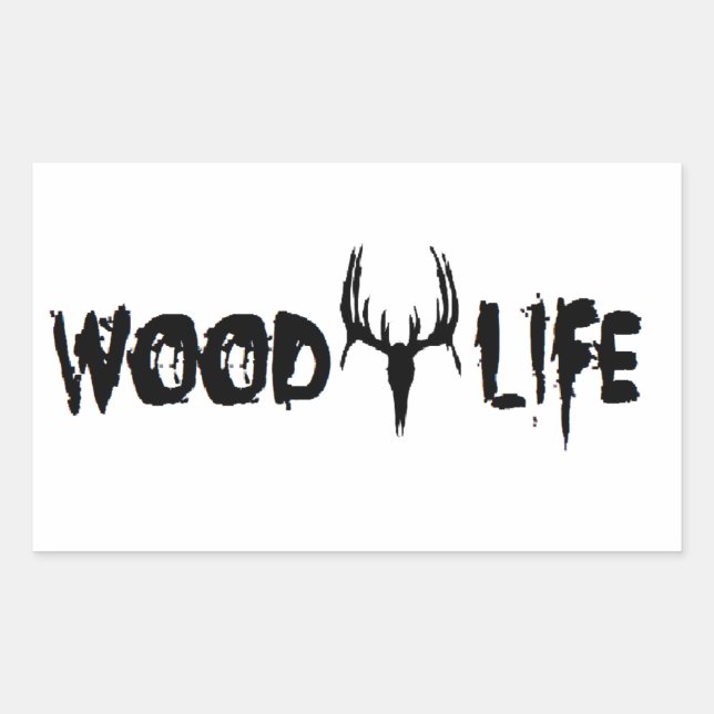 Sticker Wood Life (Devant)