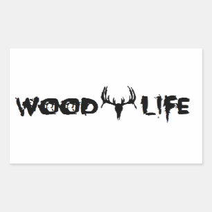 Sticker Wood Life