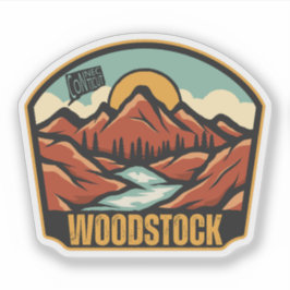 Sticker Woodstock, Connecticut