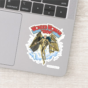 Sticker WW84   Rétro Comic Gold Armor Wonder Woman