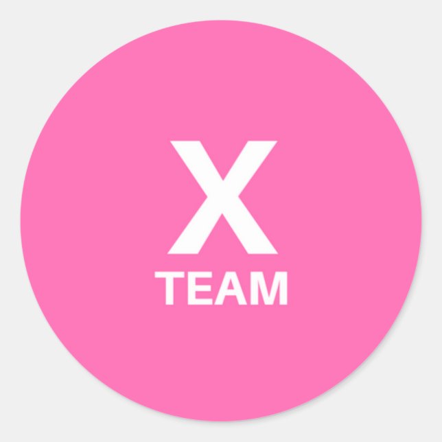 Sticker X Team (Devant)
