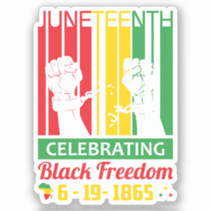 Sticker Xe 19 juin 1865 Liberté noire