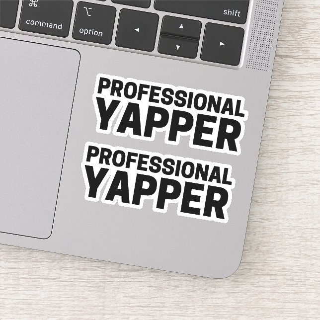 Sticker Yapper professionnel (Détail)