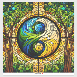 Sticker Yin Yang Vinyl