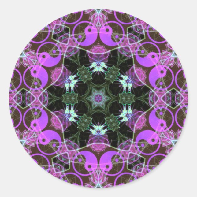 Sticker YinYang Hexagon (Devant)