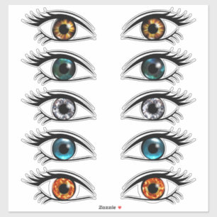 Sticker Yiris des yeux et cils
