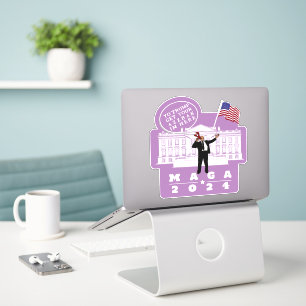 STICKER YO TRUMP SECRET SERVICE MAN