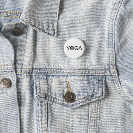 Sticker Yoga-Schriftzug Button
