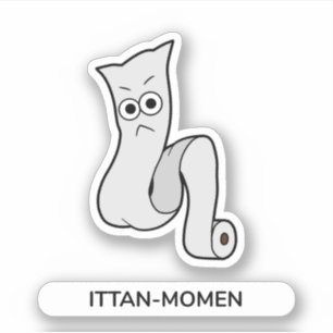 Sticker Yokai japonais Tissu Ittan-momen