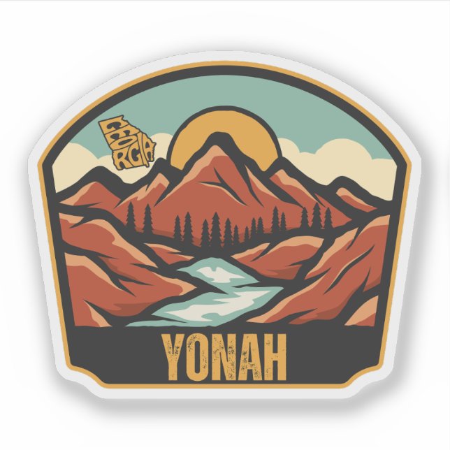 Sticker Yonah, Géorgie (Devant)