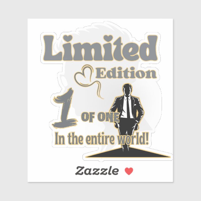 Sticker You Are One of One – Limited Edition Confidence (Feuille)
