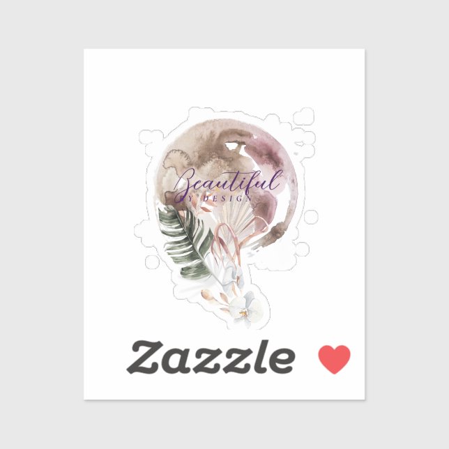 Sticker Your Beautiful Logo here (Feuille)
