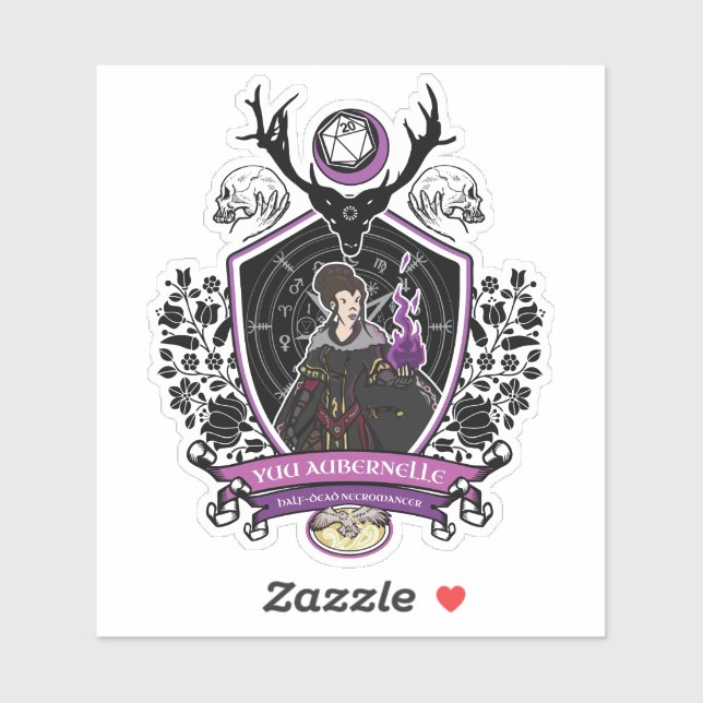 Sticker Yuu Auburnelle (Feuille)