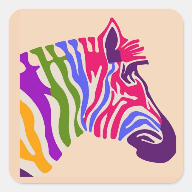 Sticker Zebra (Devant)
