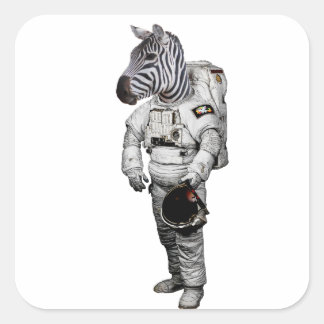 Sticker Zebra Astronaut