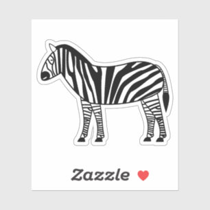 Sticker Zèbre