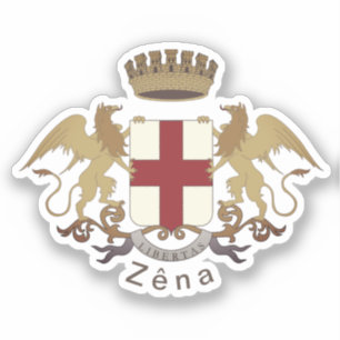 Sticker Zêna coat of arms (Genova, Liguria)
