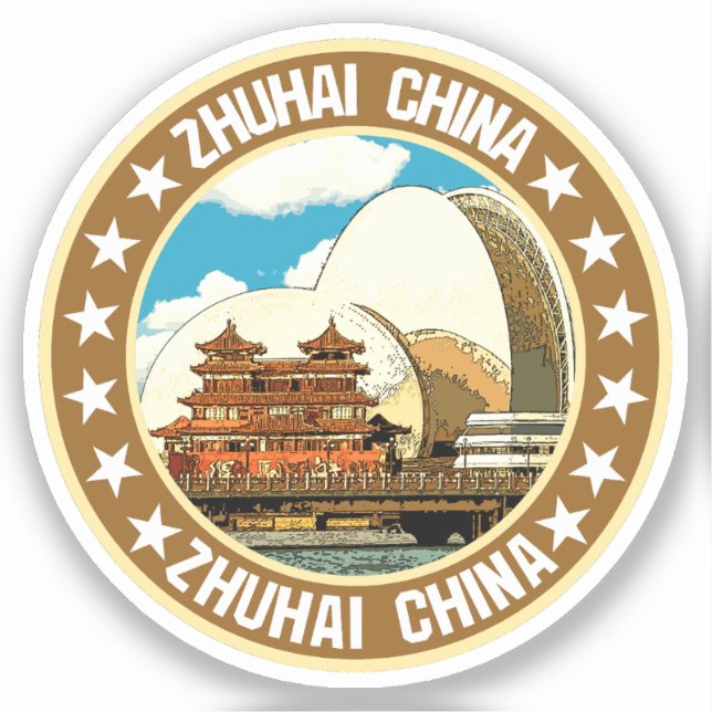Sticker Zhuhai (Recto)
