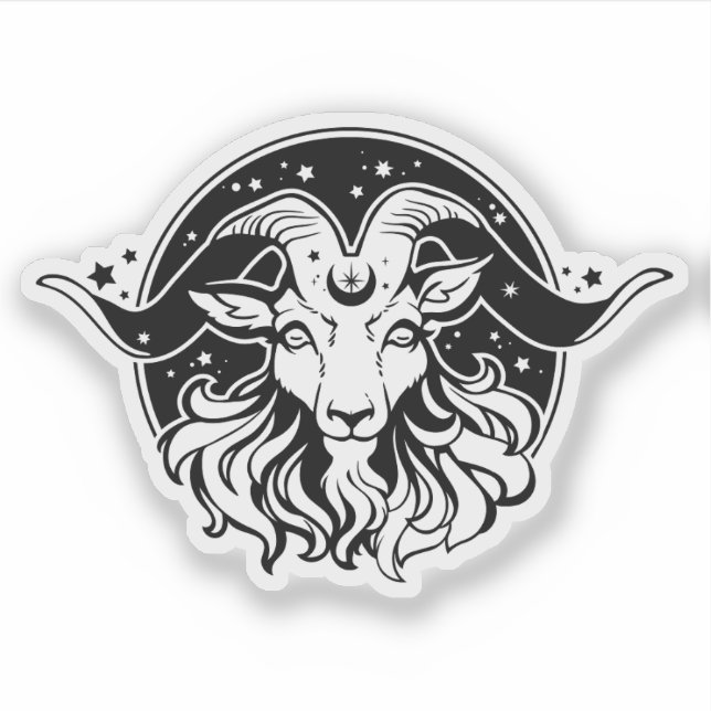 Sticker "Ziege" (Vorderseite)