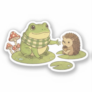 Sticker Zochi & Bramble le hérisson