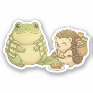Sticker Zochi & Hazel le hérisson