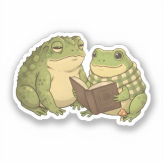Sticker Zochi & Mossy le crapaud