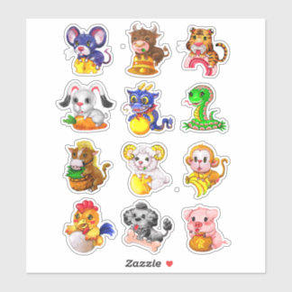 Sticker Zodiaque chinois