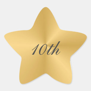Sticker zum 10. Jahrestag