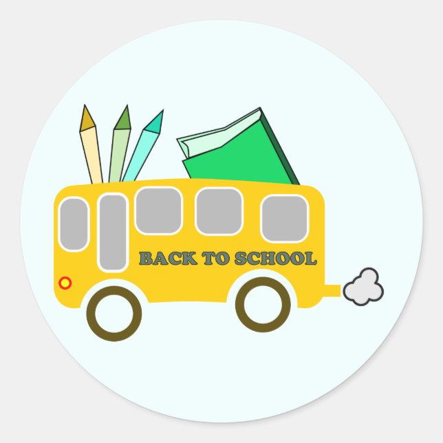 Sticker zurück zur Schule (Vorderseite)