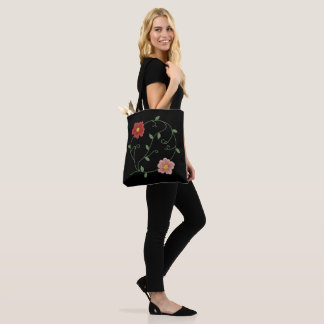 Stickerei Bloom Tasche