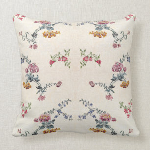 Stickerei-Blumen-Blumengartenthrow-Kissen Kissen