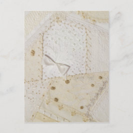 Stickerei Crazy Quilt Panel Nr. 6 Postkarte