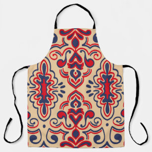 Stickerei: Ikat-Stoffmuster Schürze