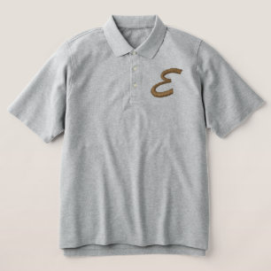 Stickerei-Monogramm Buchstabe E Anfangsbuchstabe