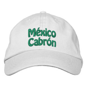 Stickerei-Mütze "México Cabrón" Bestickte Baseballkappe