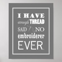 Stickerei nicht genug, Thread Craft Room dunkel