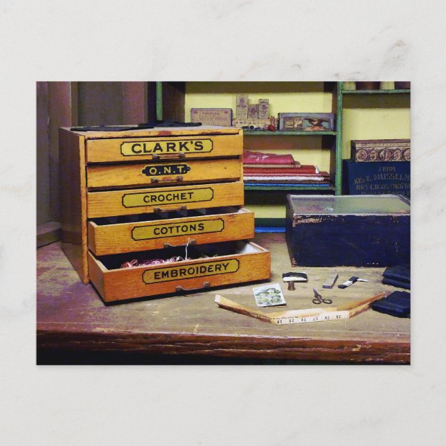 Stickerei Postkarte (Vorderseite)