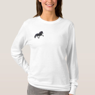 Stickerei schattig isländisch besticktes langarmshirt