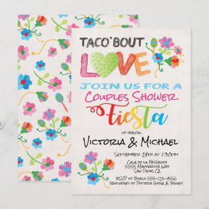 Stickerei Taco 'bout Liebe Paare Dusche einladen Einladung