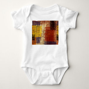 Stickereien, farbige Linien, böhmischer Stil Baby Strampler