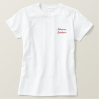 Stickereien Modernes Elegantes Name Shirt