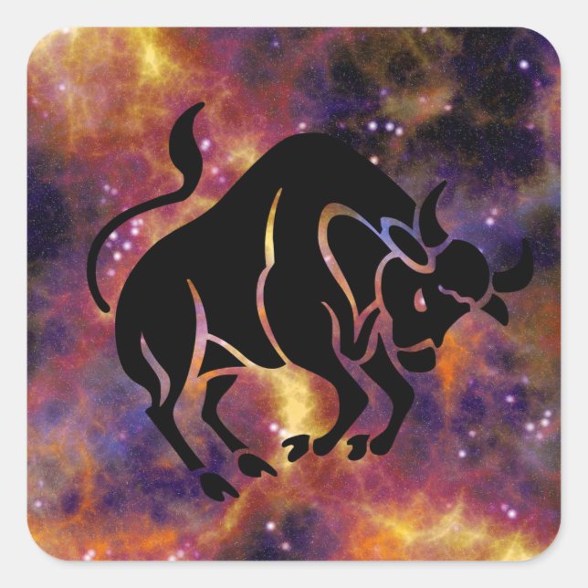 Stickereien Quadratischer Aufkleber (Vorderseite)