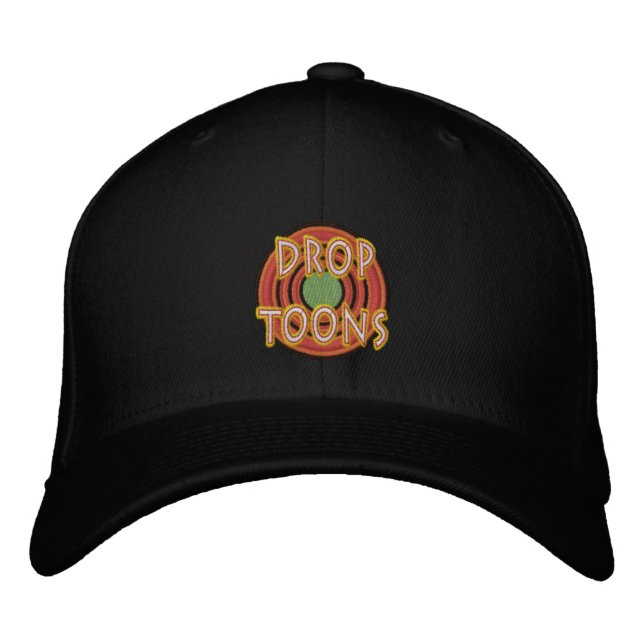 Stickereien von Toons mit bestickten Logos, FlexFi Bestickte Baseballkappe (Vorderseite)