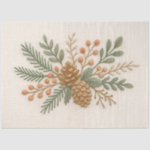Stickereien Weihnachten Seidenpapier