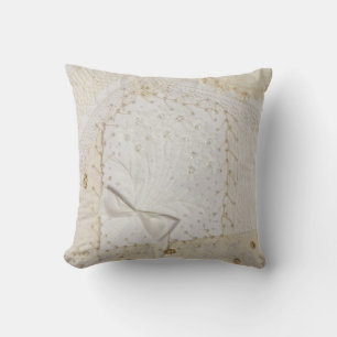 Stickereikissen aus Crazy Quilt Kissen