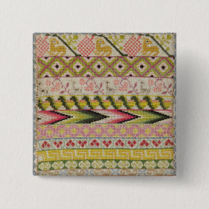 Stickereiprobenehmer Button