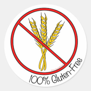 Stickers "100% sans gluten" (petits)