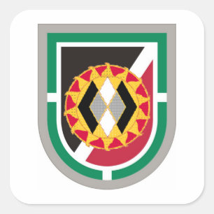 Stickers 301st PSYOP Compagnie Beret Flash/DUI