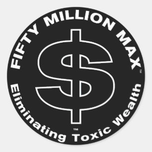 Stickers 50 Million Max™ Logo 3 pouces (6)