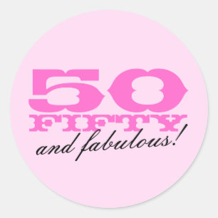 stickers 50e anniversaire   50 et fabuleux